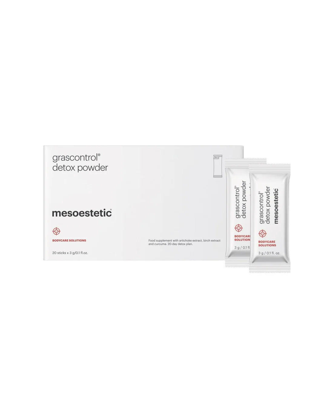 MESOESTETIC GRASCONTROL DETOX POWDER 20 X 3 G