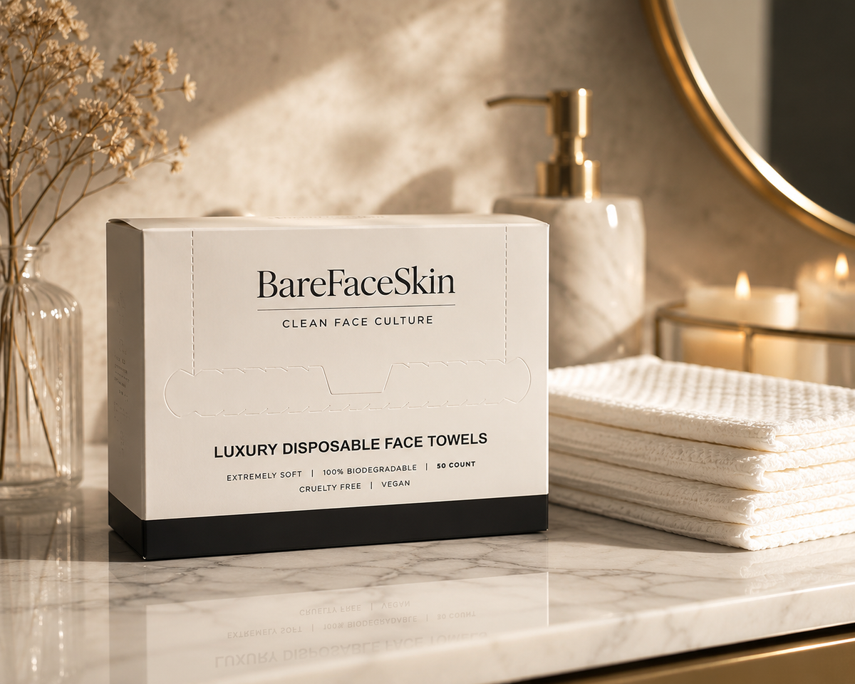 Barefaceskin Biodegradable Face Towels