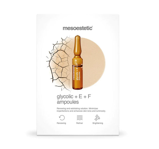 MESOESTETIC GLYCOLIC + E + F AMPOULES